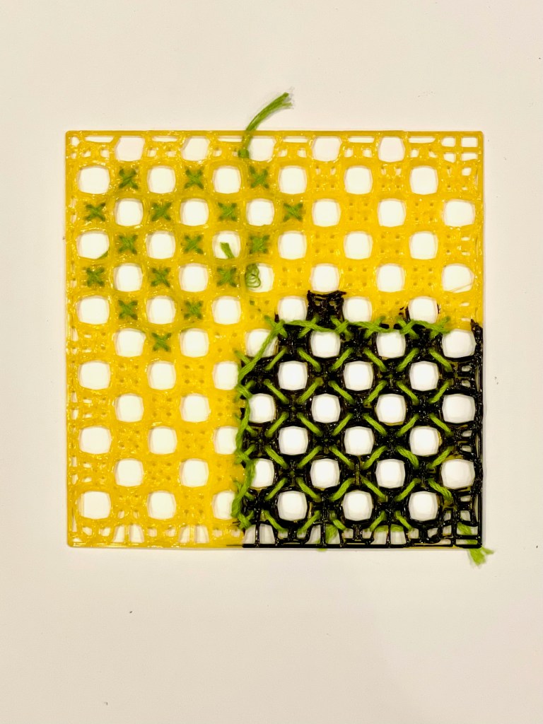 Trying to integrate thread into the pattern